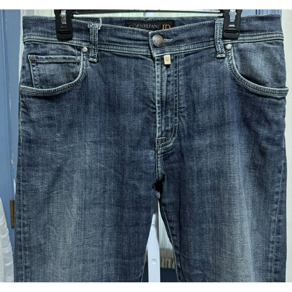 Corneliani Y5P Collection Mens Luxury Denim Jeans Sz W36 Made in Italy 5 Pocket - Picture 2 of 14